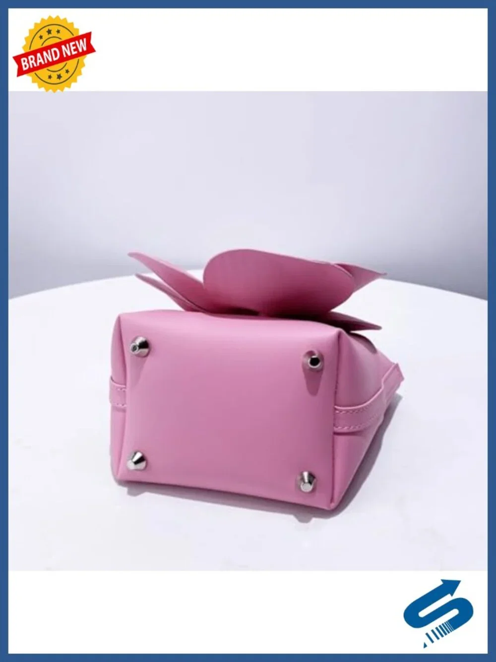 PU Leather Floral Clutch Evening Purse with Detachable Chain
